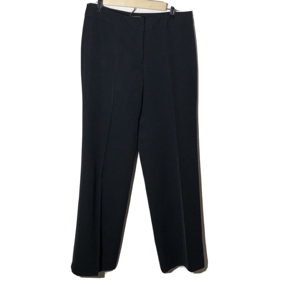 Ann Taylor LOFT Black‎ Pants Trousers White Dots Size 6 Career Business Casual